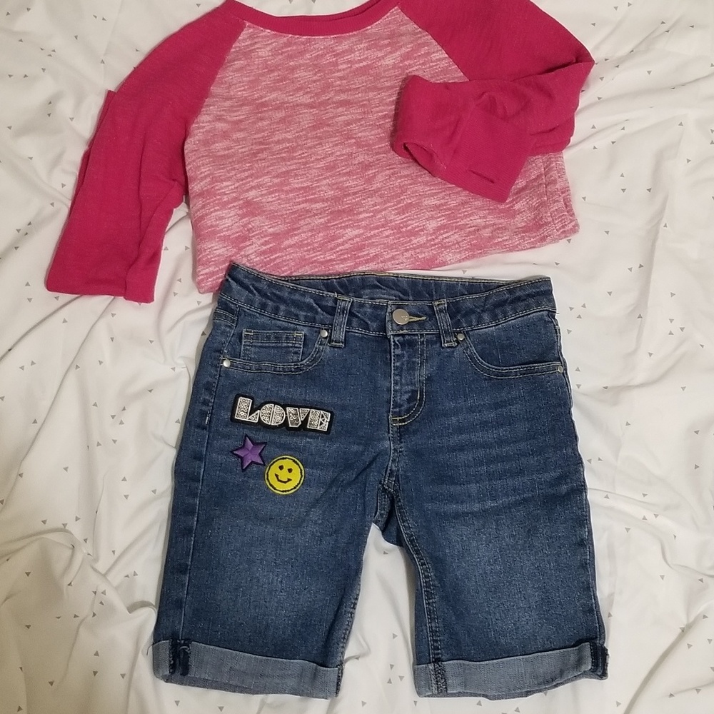 Practically New Total Girl Jean Shorts